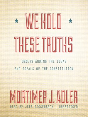 cover image of We Hold These Truths